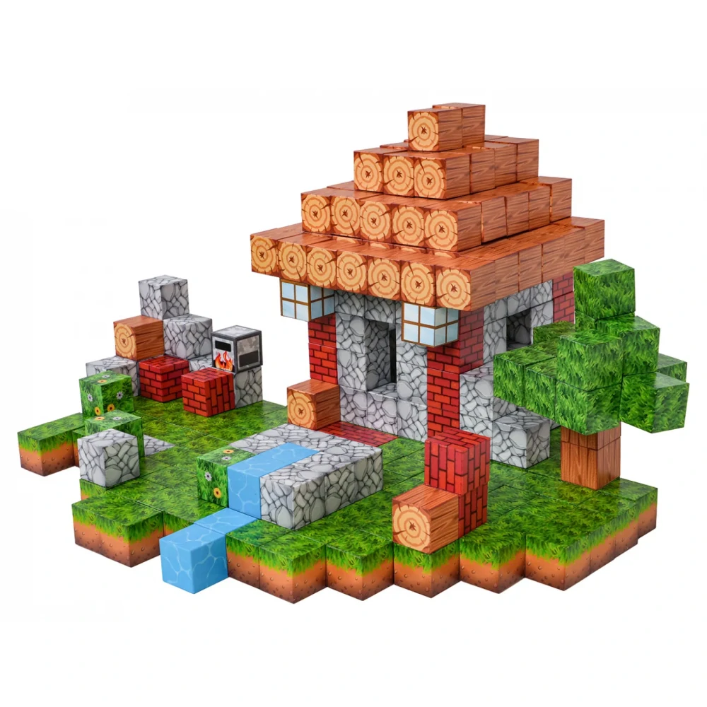 JOKO Stavebnica Magnetické kocky 312ks