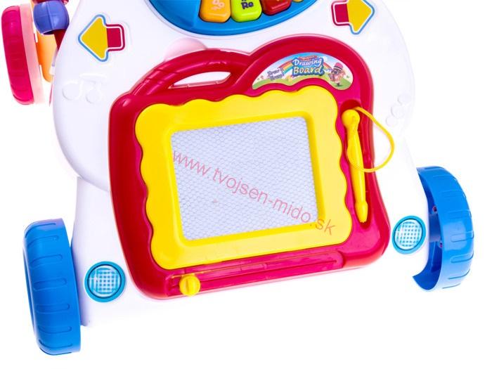 JOKO Chodítko s interaktývnym panelom, tabuľou, telefónom a klavírom