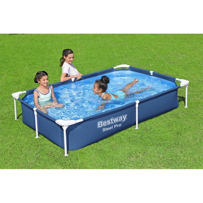 Bestway 56401 Bazén pre deti Steel Pro 221 x 150 x 43 cm