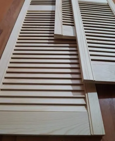 RETRO Drevené okenice, nábytkové dvierka, drevená okenica 993 mm x 494 mm