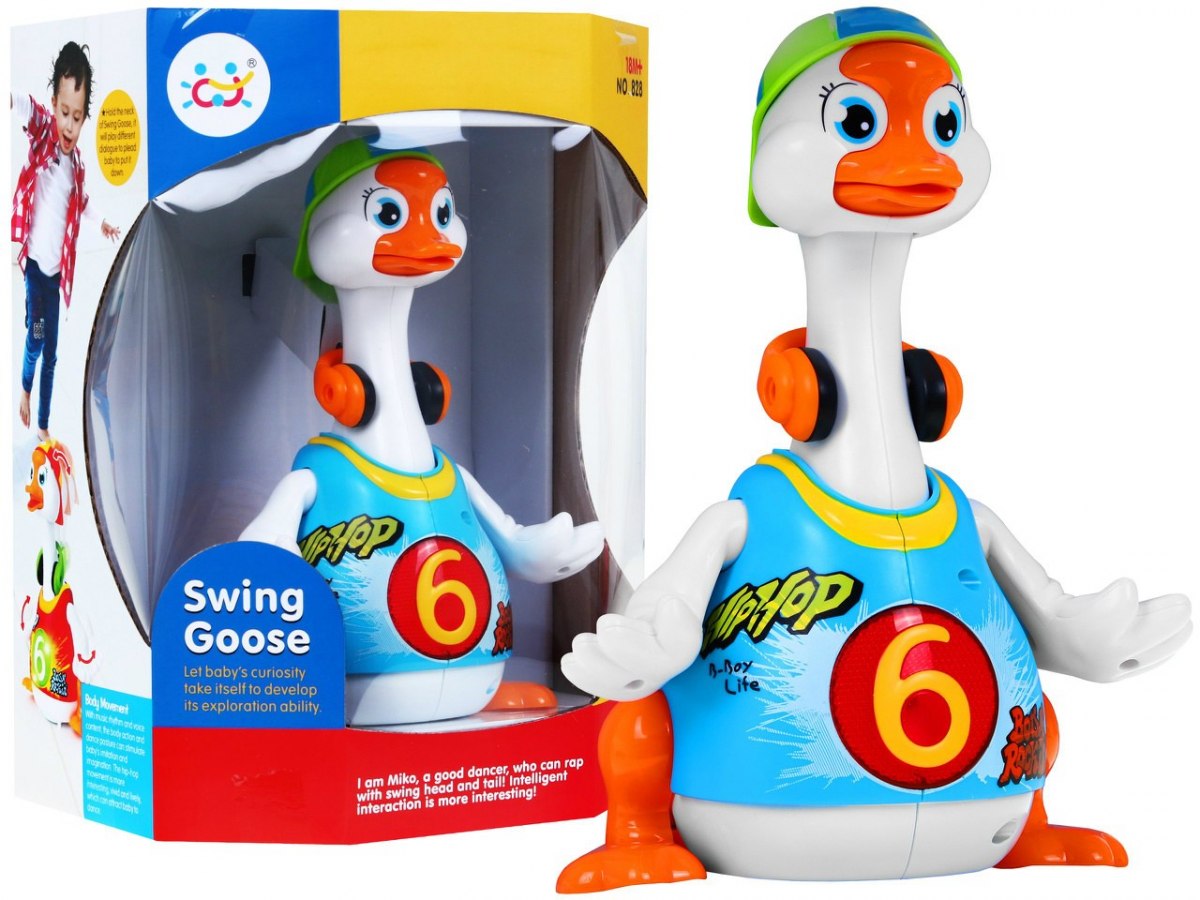 JOKO Interaktívna Hudobná kačka, chodí, tancuje, hrá a svieti