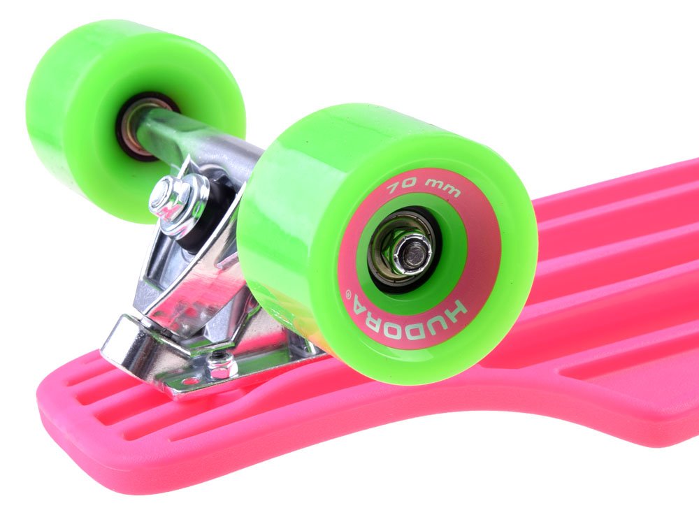 Hudora LONGBOARD CruiseStar skateboard 12712, nosnosť 100kg, ružový