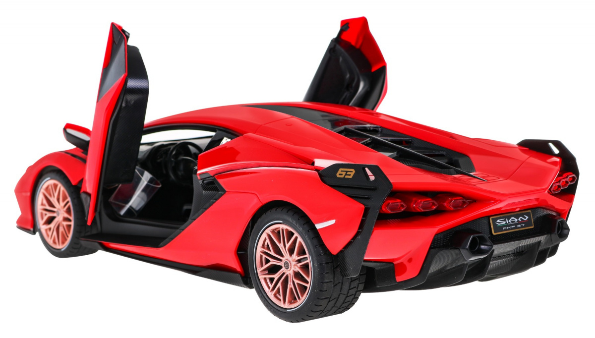 RASTAR RC Auto Lamborghini Sian 1:14 na diaľkové ovládanie, červené