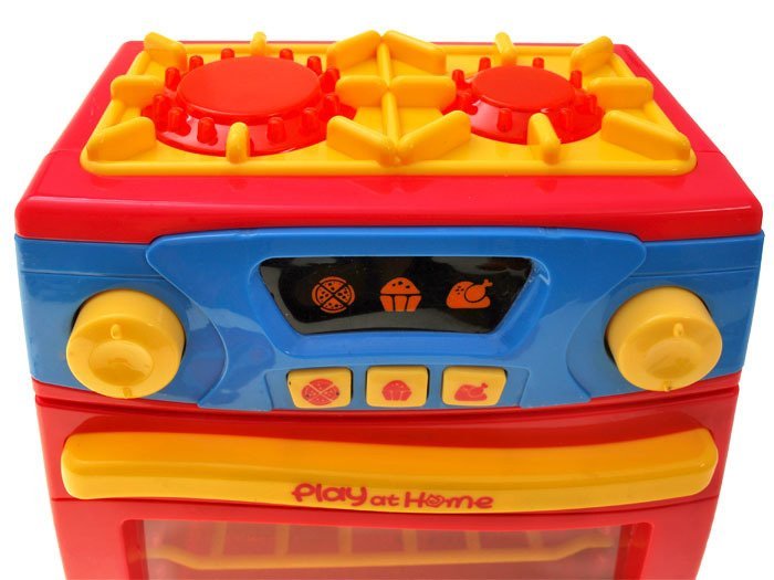 JOKO Detský plynový sporák, rúra, na batérie so svetlom a zvukom + príslušenstvom, ružový