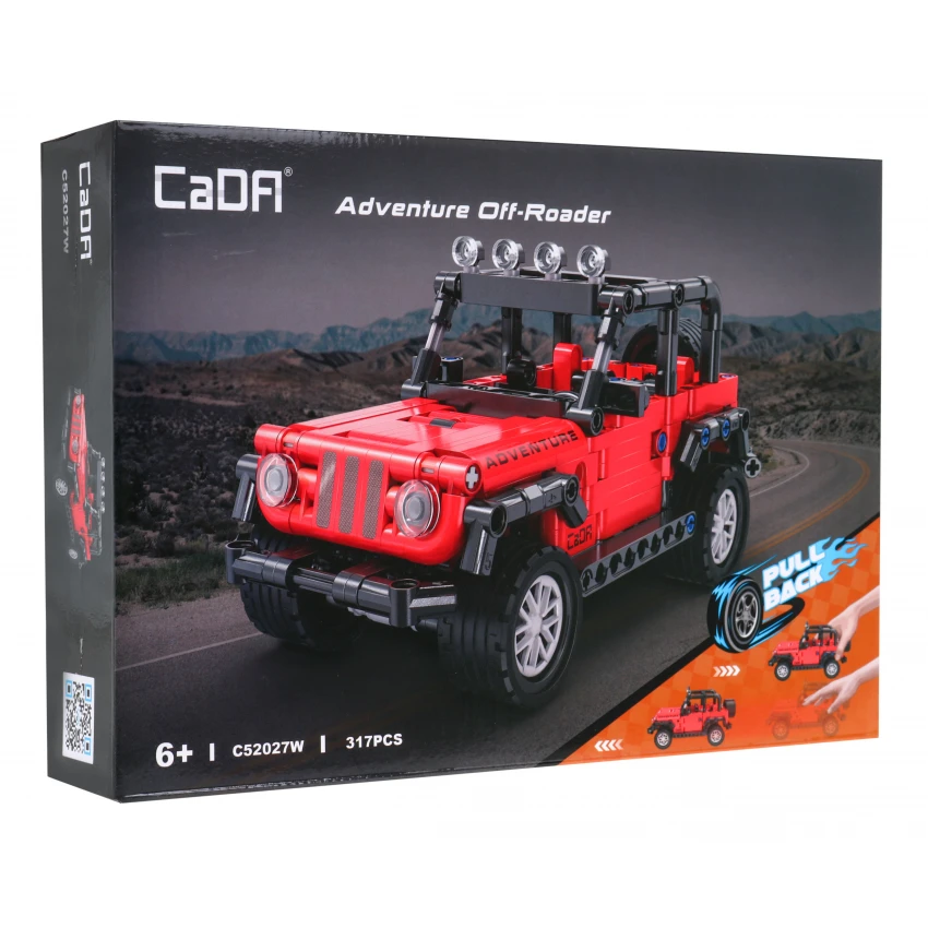 CaDa TECHNIC – EE Technická Stavebnica Jeep Adventure Off-Roader 317ks
