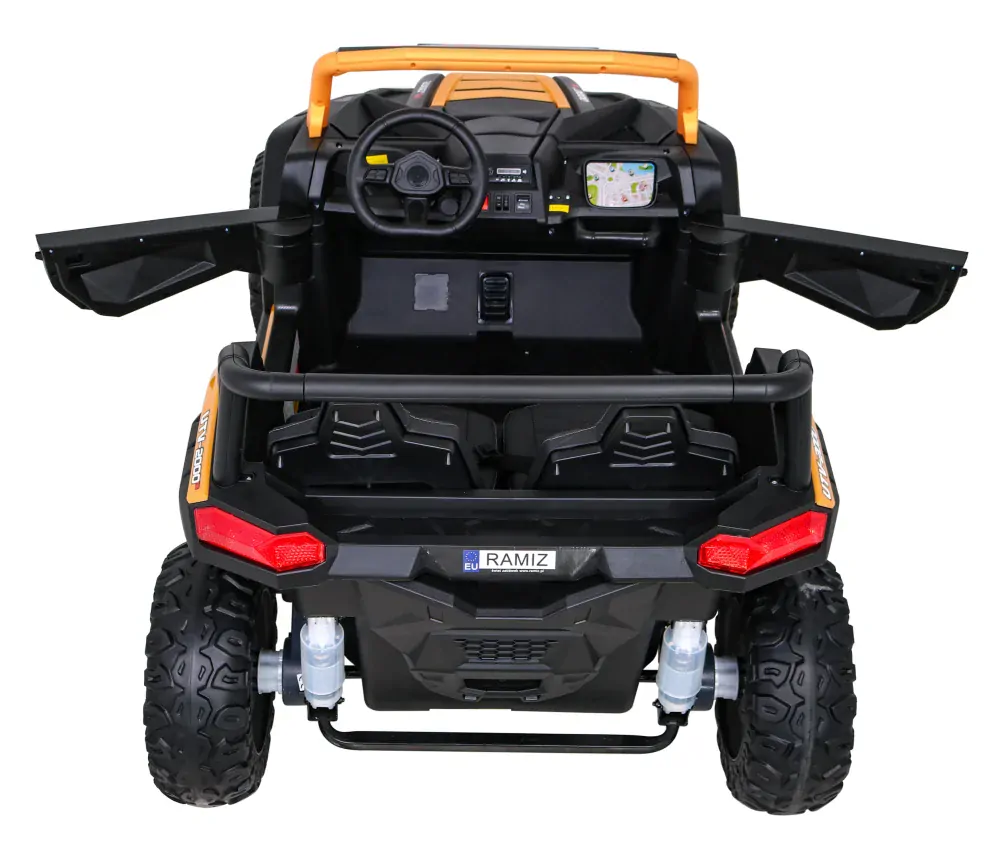 JOKO Elektrické autíčko Buggy 4x4 ATV Racing 200W 24V, nosnosť 60kg, Dvojmiestne, penové kolesá, zlaté