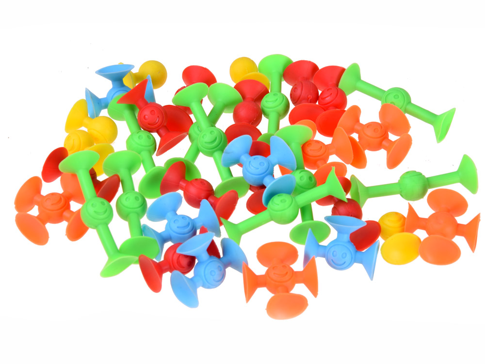 JOKO Sada Konštrukčná prísavková stavebnica, silikónové prísavky 35ks