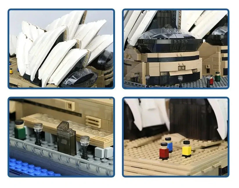 JOKO Veľká Stavebnica Opera v Sydney 2937ks, architektonický model 62cm, kompatibilné kocky