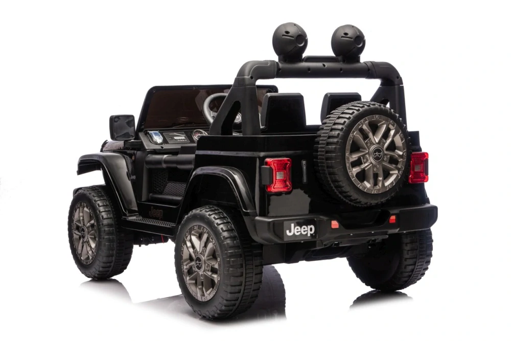 JOKO Elektrické autíčko Jeep Wrangler Rubicon LIFT, čierne