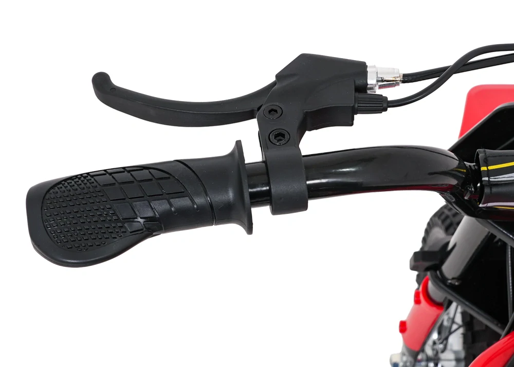 JOKO Elektrická Motorka RZ56 MAX 350W s Reťazovým Pohonom 24V, Nafukovacie kolesá, Kožené sedadlo, nosnosť 65kg, červená