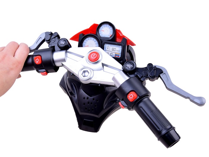 JOKO RC Motorka na diaľkové ovládanie + multifunkčný volant, žltá