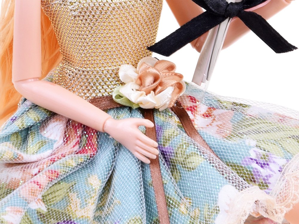 JOKO Emily Bábika s korunkpu v šatách na bál + kvety