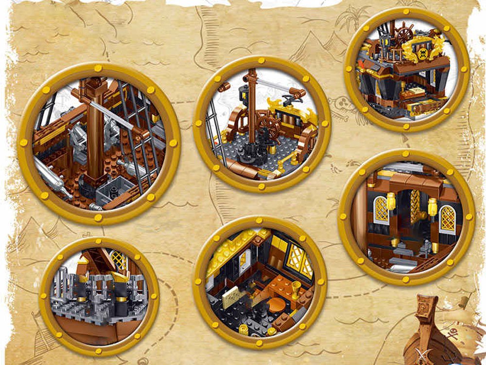 JOKO Stavebnica Pirátska Loď 722ks