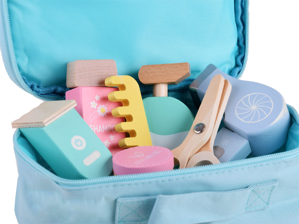 JOKO Drevená Kadernícka sada Malá Kaderníčka + púzdro