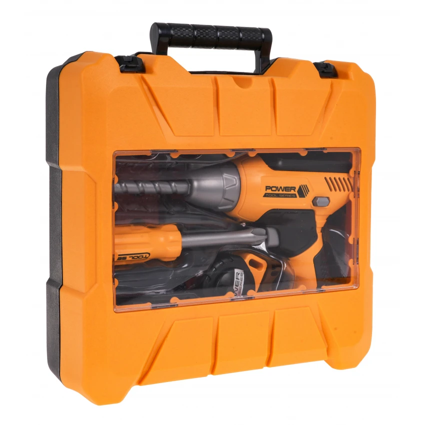 JOKO Sada Detské Náradie v Kurfírku s Vŕtačkou na batérie + rolovací meter