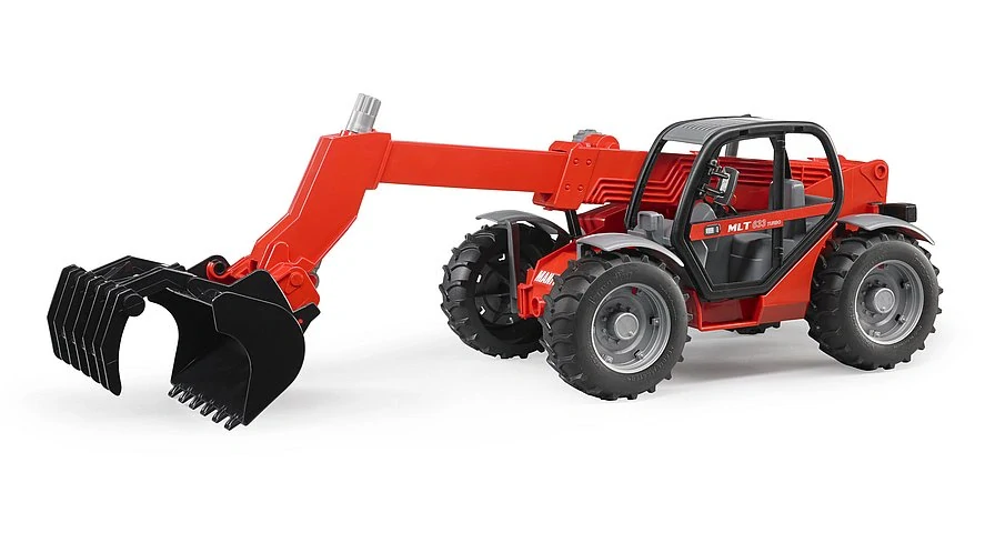 Bruder, Teleskopický nakladač Manitou, 1:16