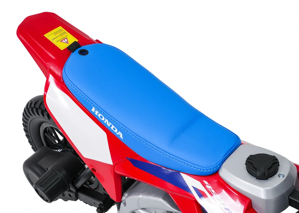 JOKO Elektrická Motorka HONDA CFR450R, penové kolesá, kožené sedadlo, čierna