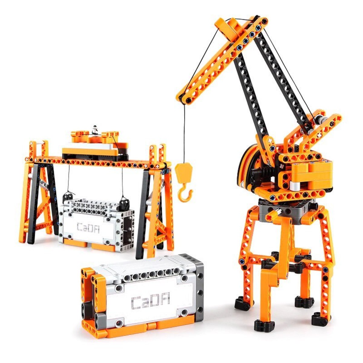 CaDa TECHNIC – EE RC Technická stavebnica Kamión, vysokozdvižný vozík, žeriav 634ks 10v1