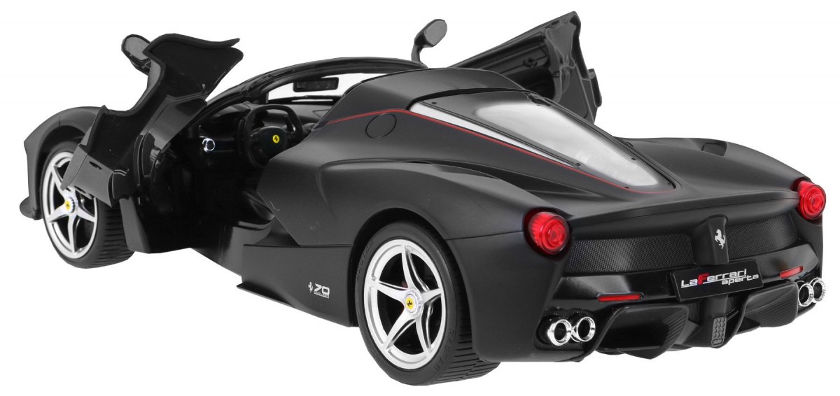 Rastar RC Auto Ferarri LaFerrari Aperta red 1:14 na diaľkové ovládanie + LED svetlá, čierne