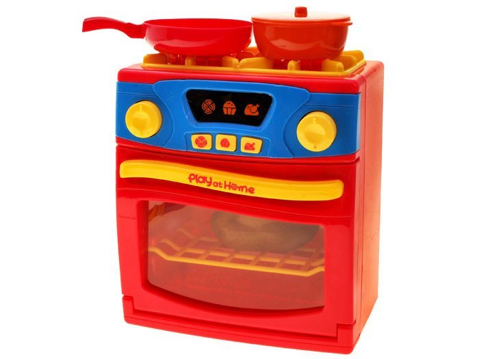 JOKO Detský plynový sporák, rúra, na batérie so svetlom a zvukom + príslušenstvom, ružový