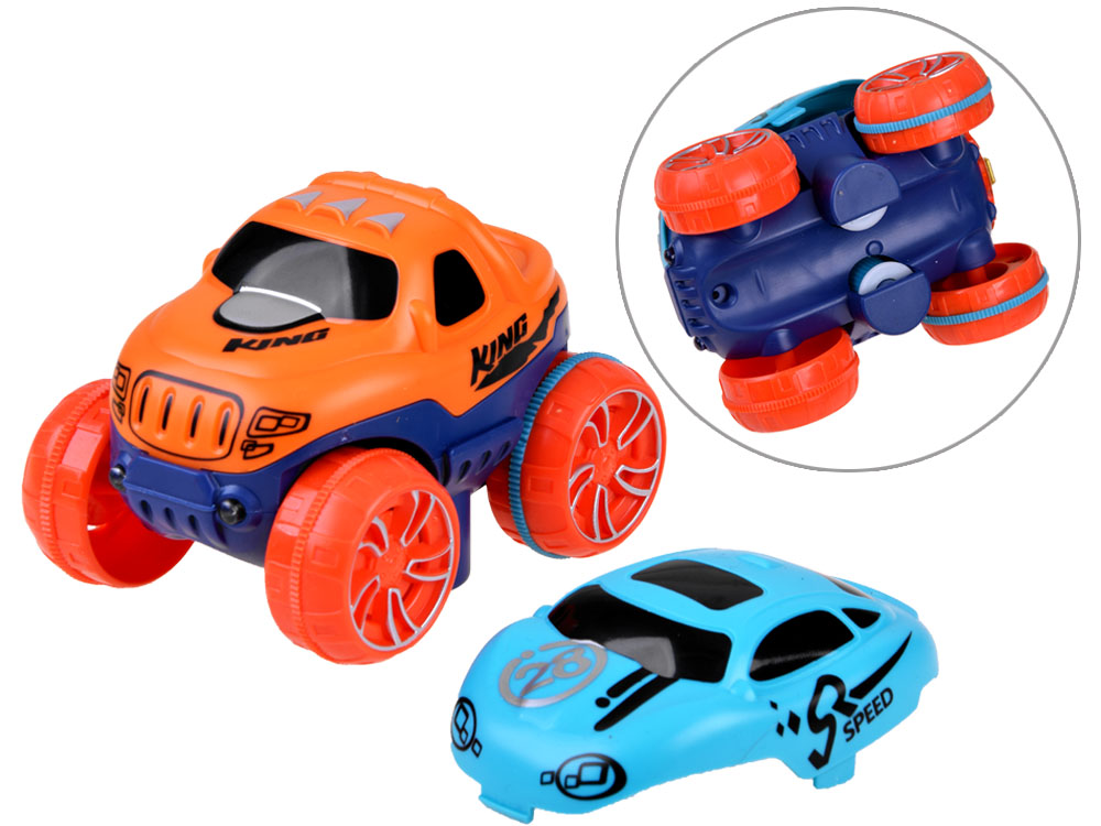 JOKO Veľká Flexibilná Autodráha 440cm s autíčkom na batérie so svetlom, 184 kusová sada