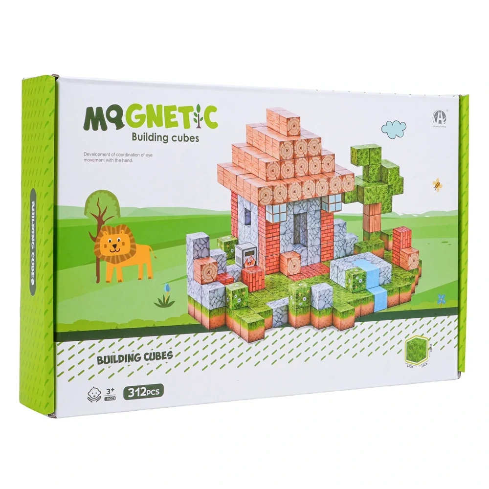 JOKO Stavebnica Magnetické kocky 312ks