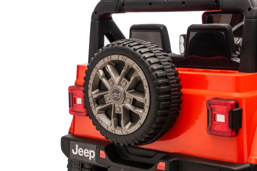 JOKO Elektrické atutíčko Jeep Wrangler Rubicon LIFT, oranžové