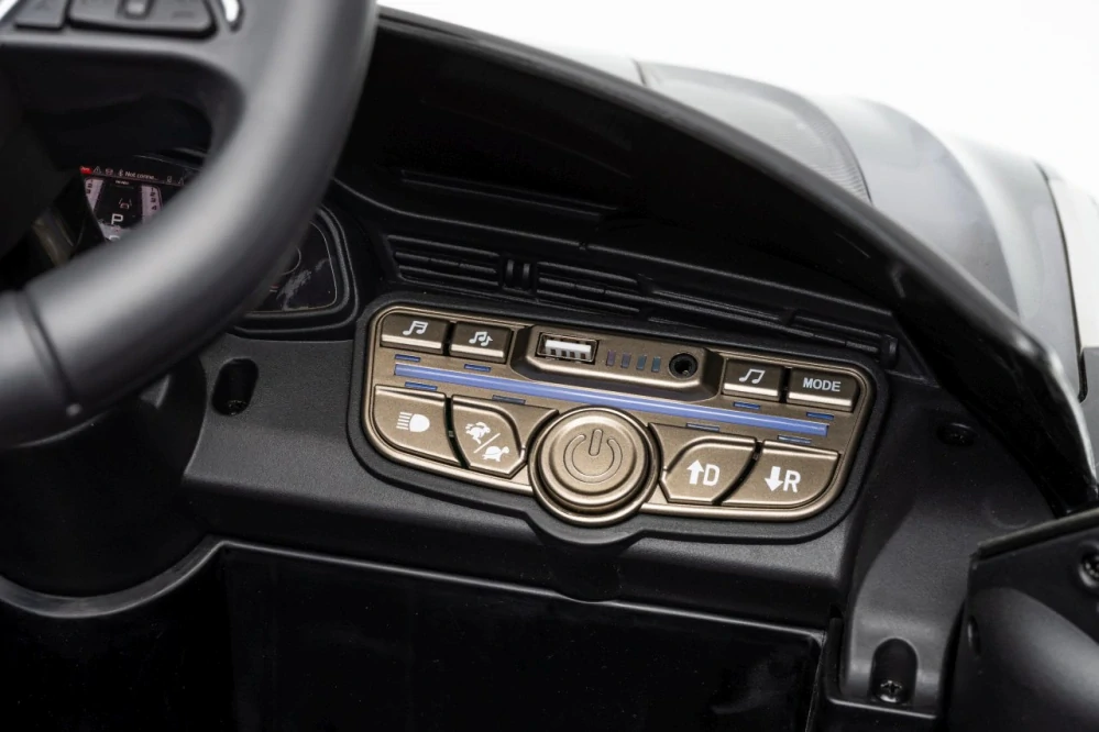 JOKO Elektrické autíčko Audi RS6 Avant GT 4x4, penové kolesá, kožené sedadlo, sivé