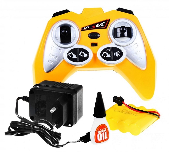 JOKO Veľký RC PÁSOVÝ BAGER 2,4 GHz, s dymom, svetlom a zvukom na diaľkové ovládanie