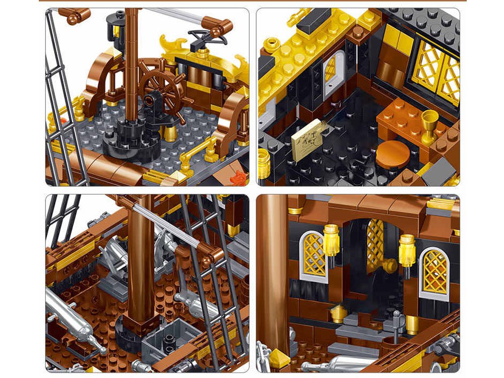 JOKO Stavebnica Pirátska Loď 722ks