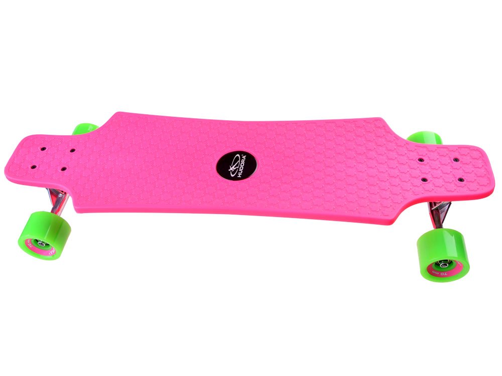 Hudora LONGBOARD CruiseStar skateboard 12712, nosnosť 100kg, ružový