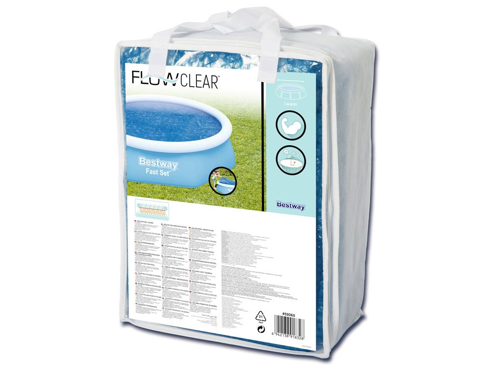 Bestway 58060 Solárna plachta, fólia na bazén 244cm