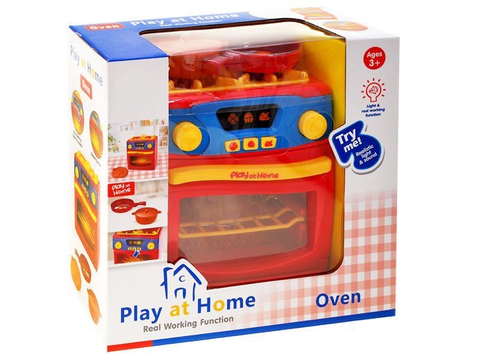 JOKO Detský plynový sporák, rúra, na batérie so svetlom a zvukom + príslušenstvom, ružový