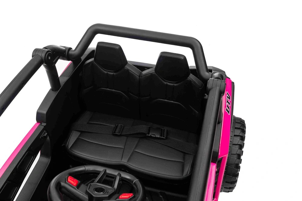 JOKO Elektrické Autíčko Buggy 4x4 KCK, penové kolesá, kožené sedadlo, 4x50W 24V, nosnosť 50kg, červené