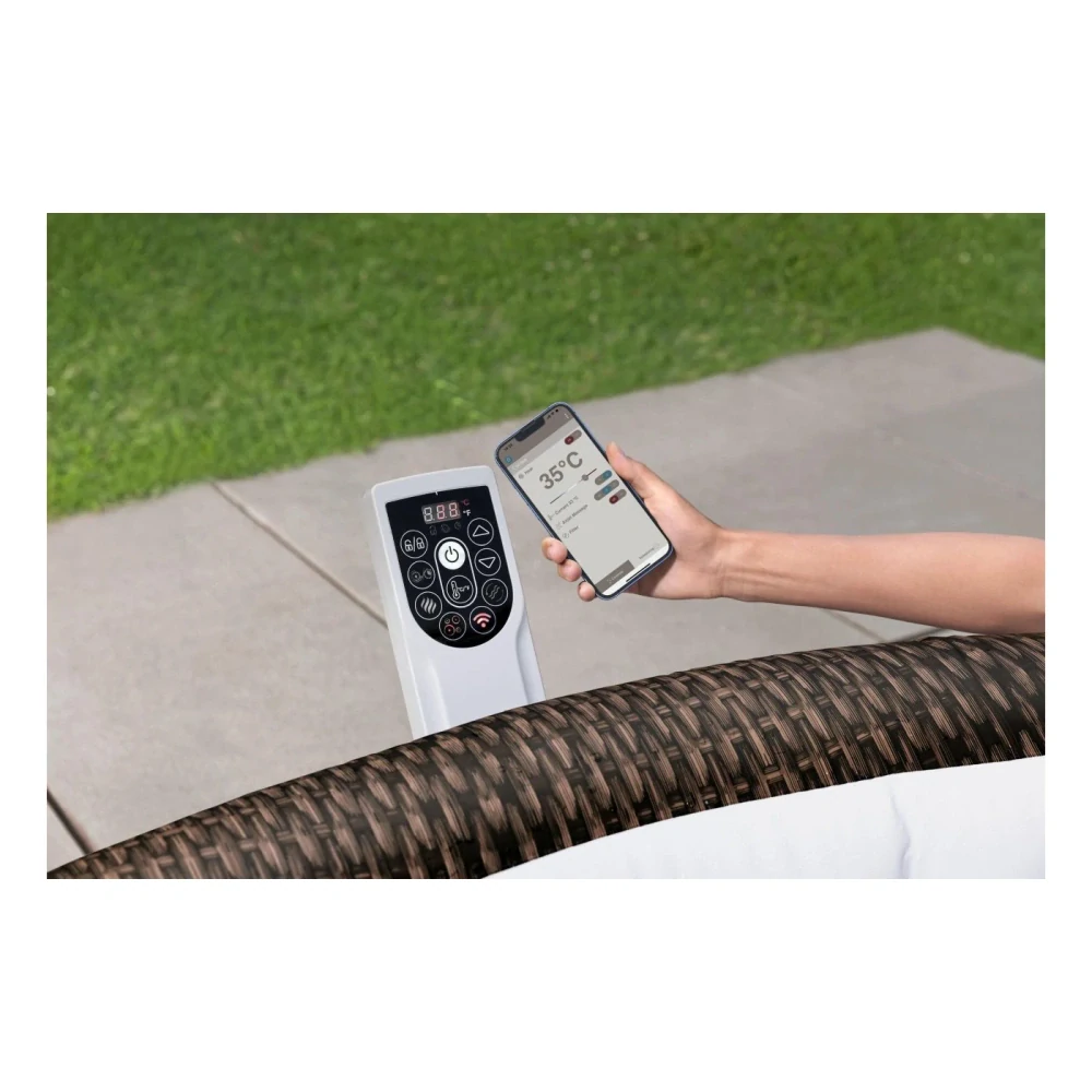 Bestway 6001P Vírívka Lay-Z-Spa Bali SMART Air Jet Jacuzzi s WIFI aplikáciou, pre 7 osôb, priemer 216cm