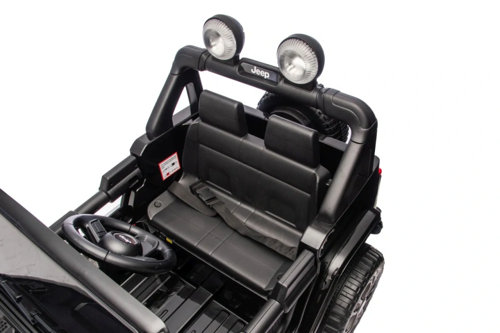 JOKO Elektrické autíčko Jeep Wrangler Rubicon LIFT, čierne