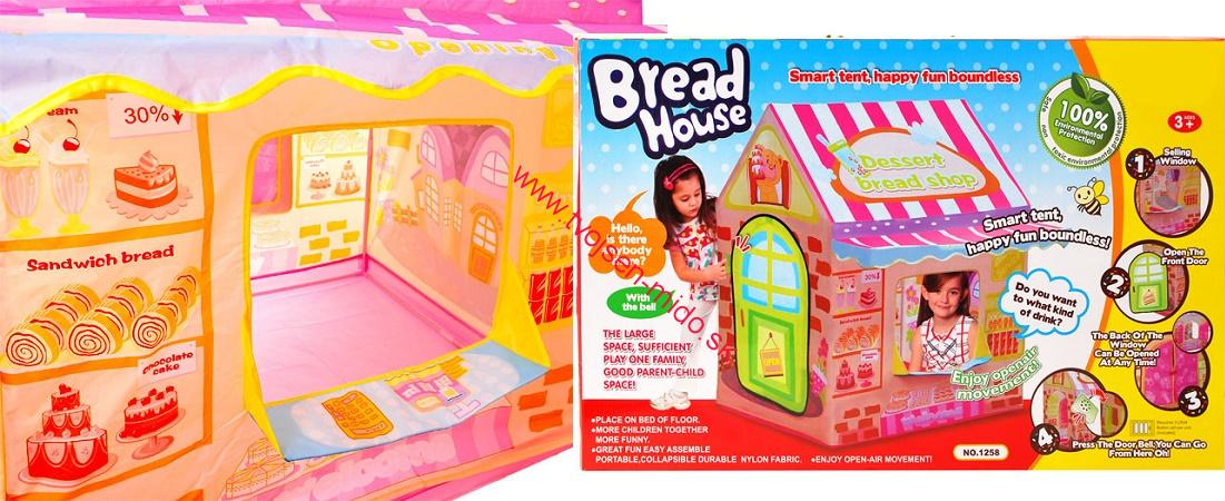 JOKO Detský rozkladací domček Cukráreň + zvonček