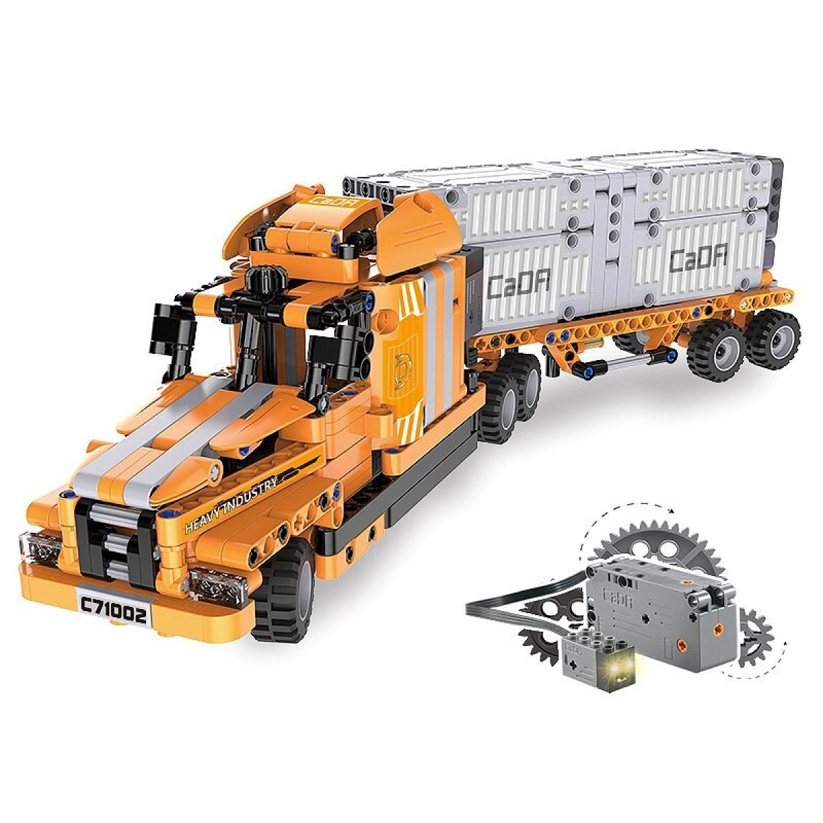 CaDa TECHNIC – EE RC Technická stavebnica Kamión, vysokozdvižný vozík, žeriav 634ks 10v1