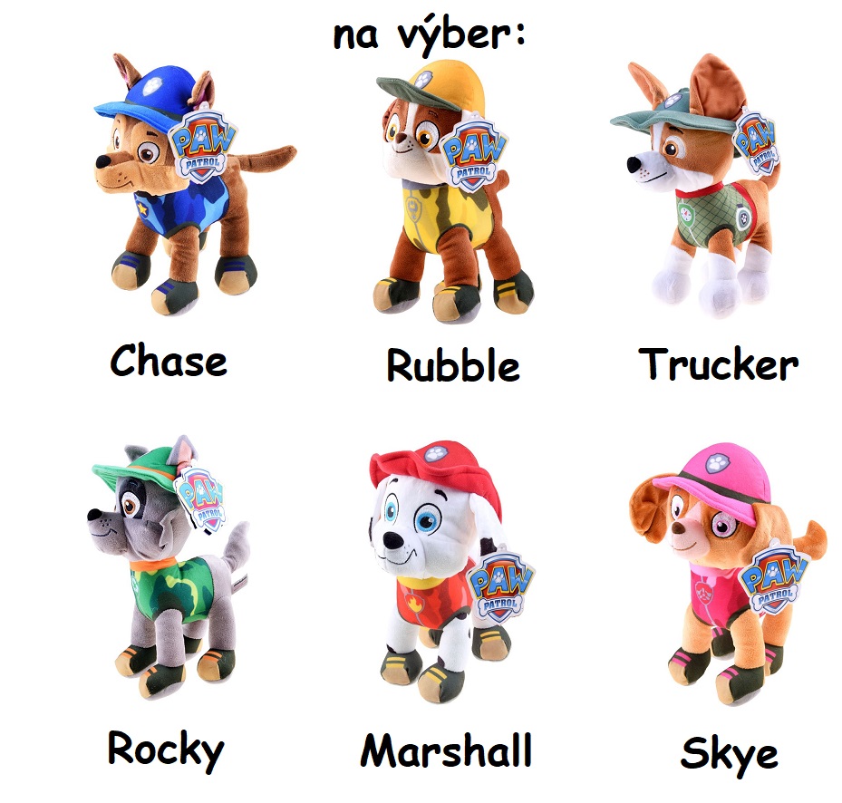 Paw Patrol Plyšový pes 28 cm