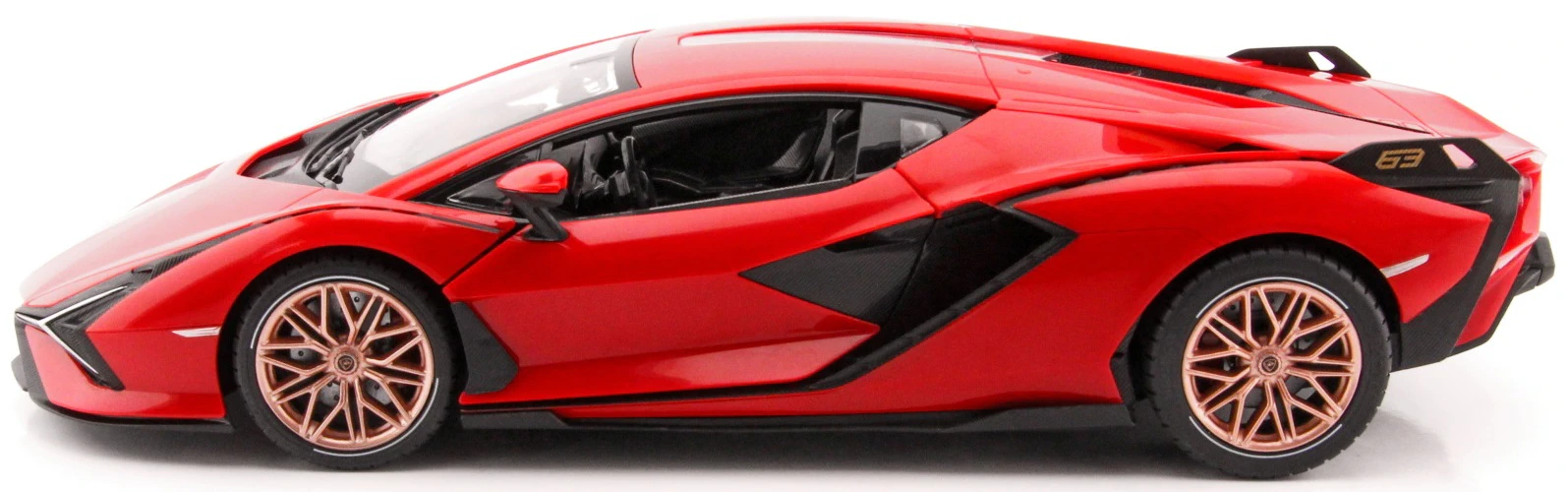 RASTAR RC Auto Lamborghini Sian 1:14 na diaľkové ovládanie, červené