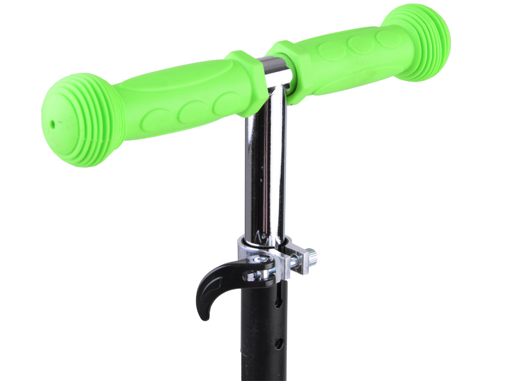 JOKO Detská Kolobežka Trojkolesková Scooter so svietiacimi kolesami, nosnosť 40kg, zelená