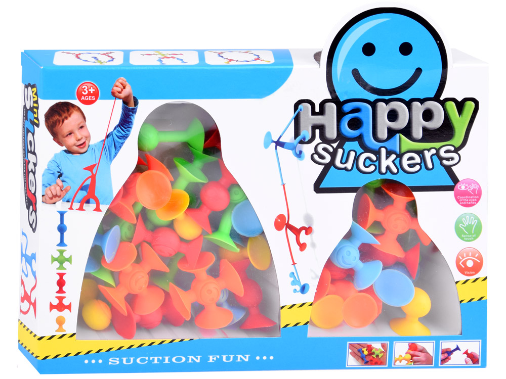 JOKO Sada Konštrukčná prísavková stavebnica, silikónové prísavky 35ks