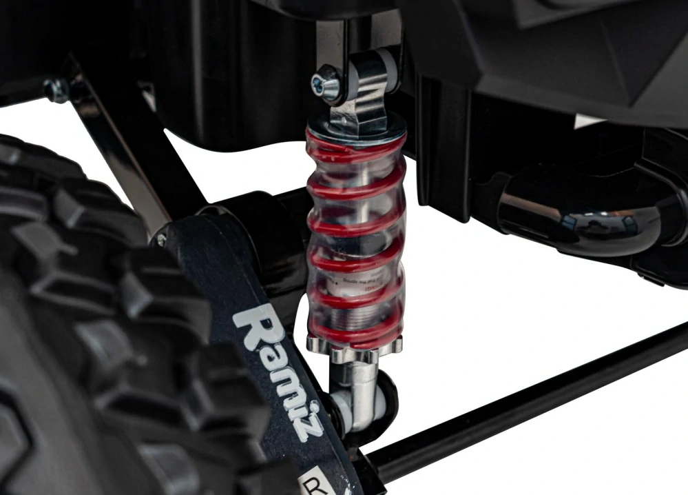 JOKO Elektrické Autíčko Buggy HONDA Off-Road 4x120W, penové kolesá, DVOJMIESTNE kožené sedadlo, nosnosť 60kg, ružové