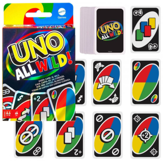 Mattel Games UNO All Wild Card Game Spoločenská hra