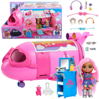 JOKO Veľké Lietadlo Barbie Extra Fly Minis Bábika Pilotka