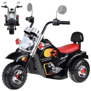 JOKO Elektrická Motorka Chopper, svetlo + zvuk, čierna